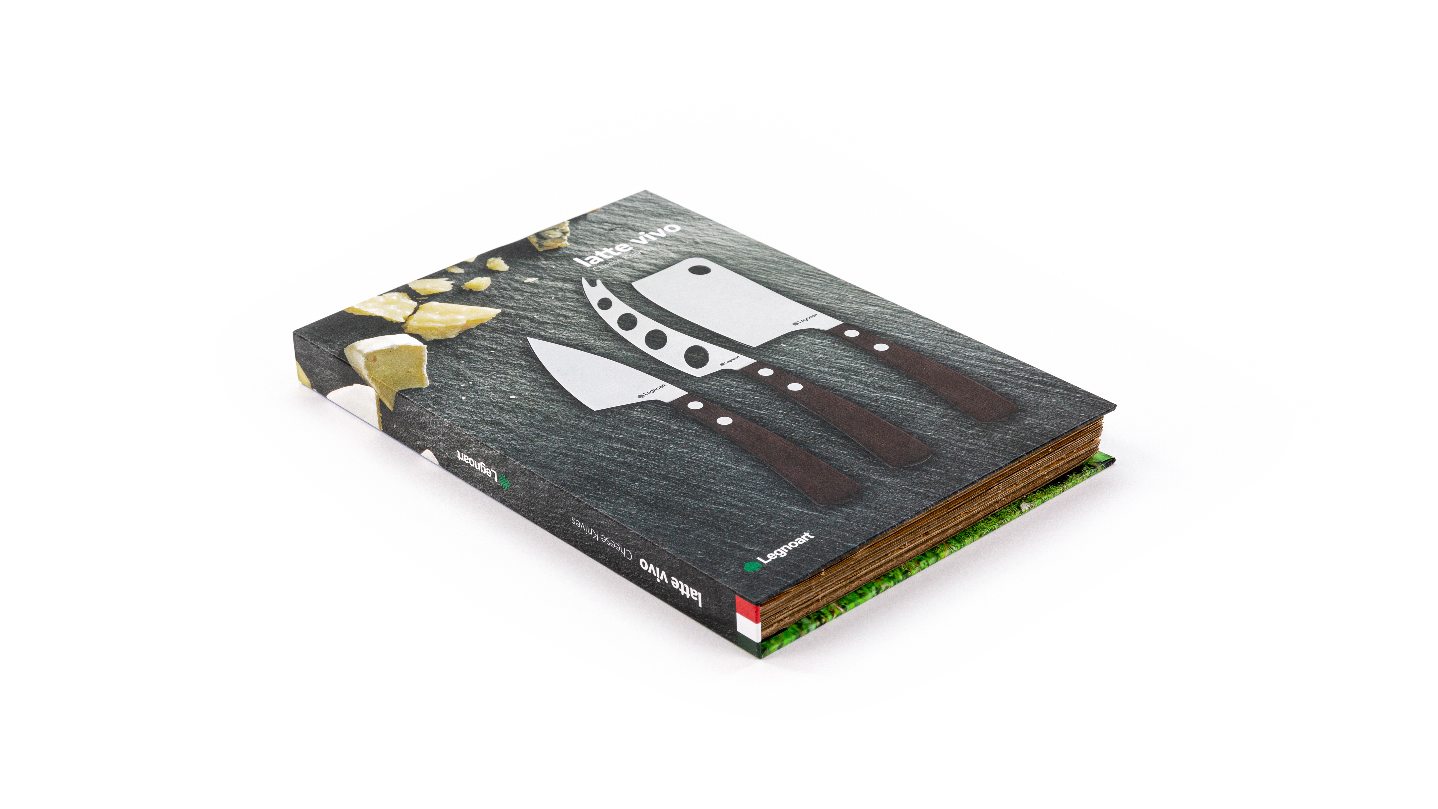 Legnoart LATTEVIVO Osteknivesæt m. 3 dele - mørkt træ